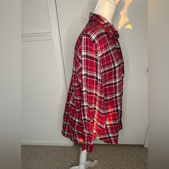 Wrangler Wrancher Red Plaid Button-Up Shirt - Picture 3 of 10